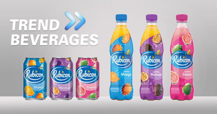 Neu im Getränkemarkt: Rubicon Softdrinks